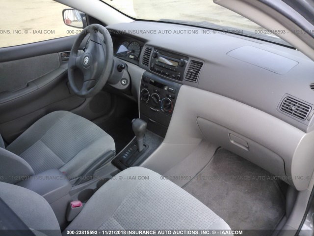 1NXBR32E85Z513419 - 2005 TOYOTA COROLLA CE/LE/S GRAY photo 5