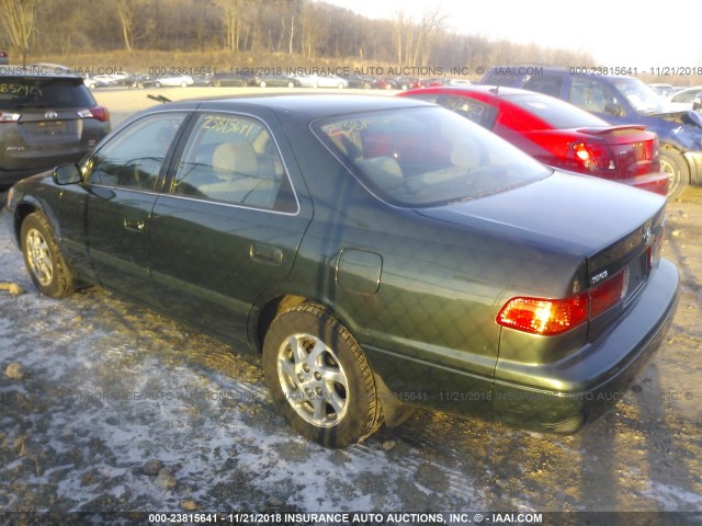 4T1BG22K31U807147 - 2001 TOYOTA CAMRY CE/LE/XLE GREEN photo 3