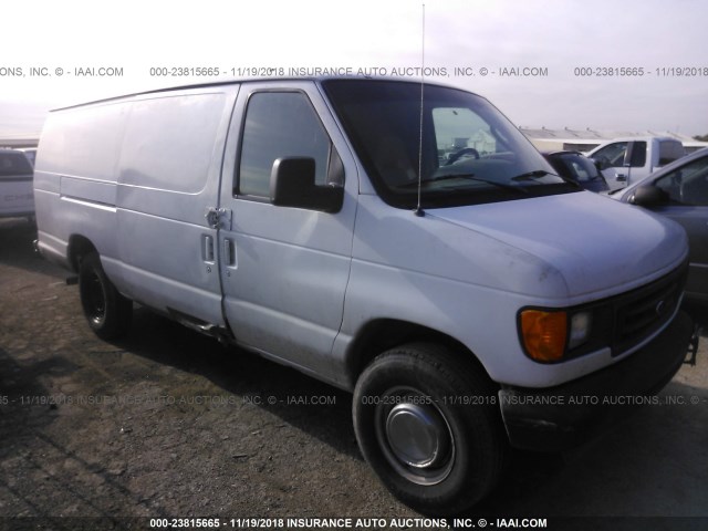 1FTSS34L34HA77655 - 2004 FORD ECONOLINE E350 SUPER DUTY VAN WHITE photo 1