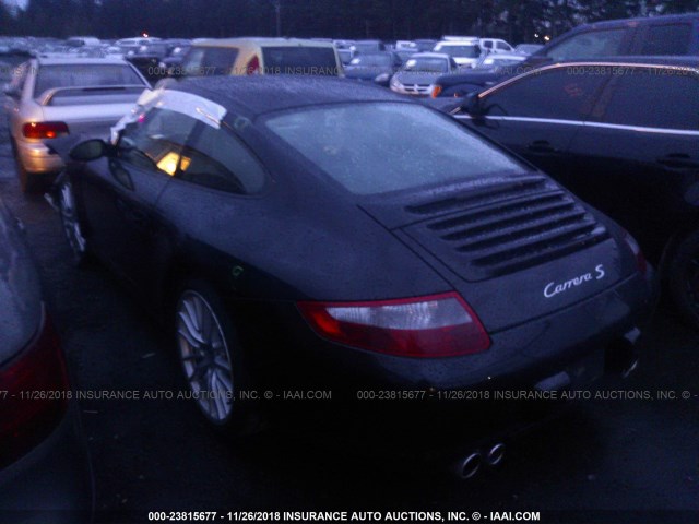 WP0AB29926S741162 - 2006 PORSCHE 911 CARRERA S BLACK photo 3