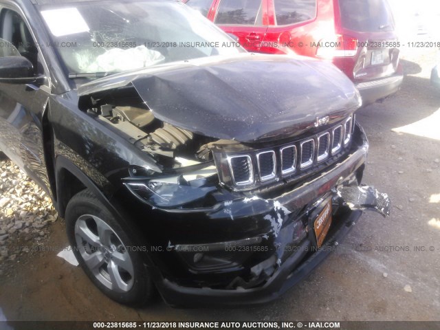 3C4NJDBB9HT679757 - 2017 JEEP COMPASS LATITUDE BLACK photo 6