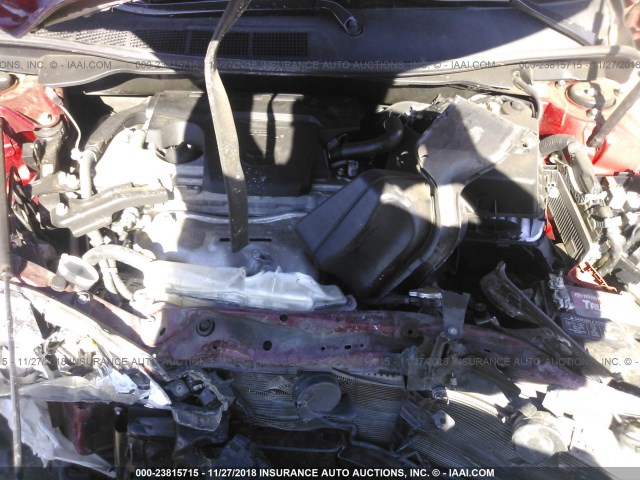 4T1BF1FK2FU923244 - 2015 TOYOTA CAMRY LE/XLE/SE/XSE RED photo 10