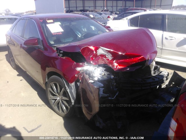 4T1BF1FK2FU923244 - 2015 TOYOTA CAMRY LE/XLE/SE/XSE RED photo 6