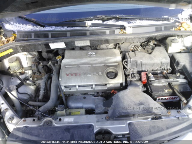 5TDZA23C86S393211 - 2006 TOYOTA SIENNA CE/LE SILVER photo 10