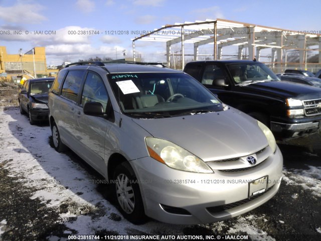 5TDZA23C86S393211 - 2006 TOYOTA SIENNA CE/LE SILVER photo 6