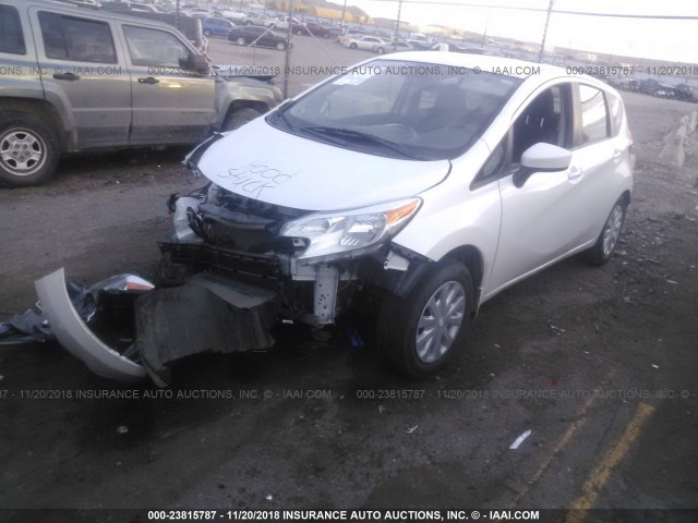 3N1CE2CP0GL395641 - 2016 NISSAN VERSA NOTE S/S PLUS/SV/SL/SR WHITE photo 2