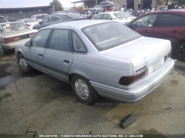 1FACP50U0LG214593 - 1990 FORD TAURUS L BLUE photo 3