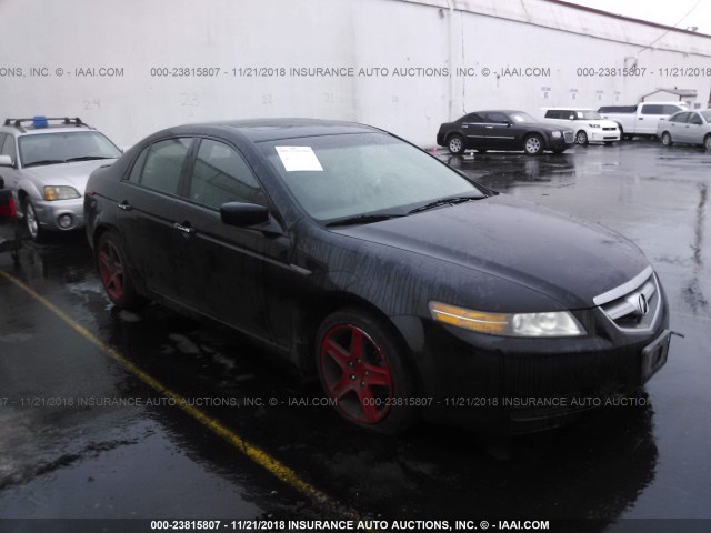 19UUA66275A005628 - 2005 ACURA TL BLACK photo 1