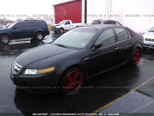 19UUA66275A005628 - 2005 ACURA TL BLACK photo 2