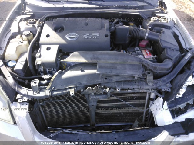 1N4AL11D76N417765 - 2006 NISSAN ALTIMA S/SL SILVER photo 10