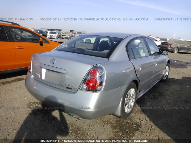 1N4AL11D76N417765 - 2006 NISSAN ALTIMA S/SL SILVER photo 4