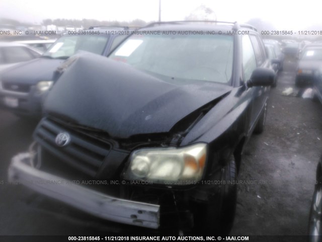 JTEDP21A850057968 - 2005 TOYOTA HIGHLANDER LIMITED BLACK photo 2