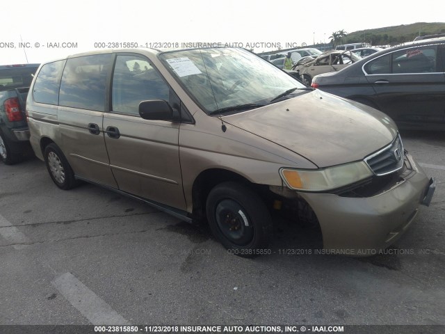 5FNRL185X3B013056 - 2003 HONDA ODYSSEY LX GOLD photo 1