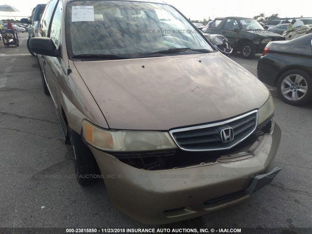 5FNRL185X3B013056 - 2003 HONDA ODYSSEY LX GOLD photo 6