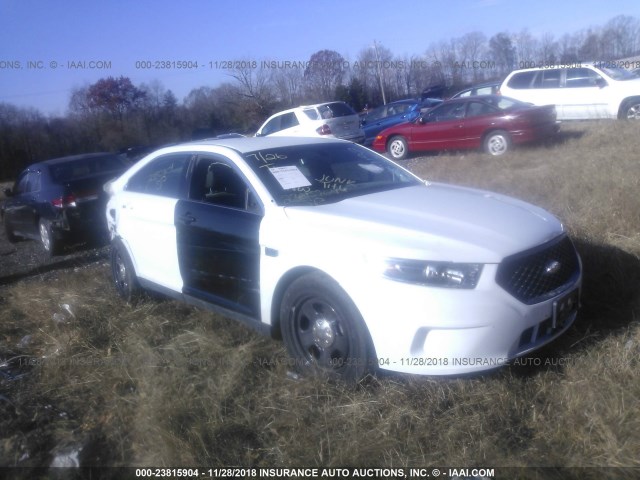 1FAHP2MK1HG124132 - 2017 FORD TAURUS POLICE INTERCEPTOR WHITE photo 1