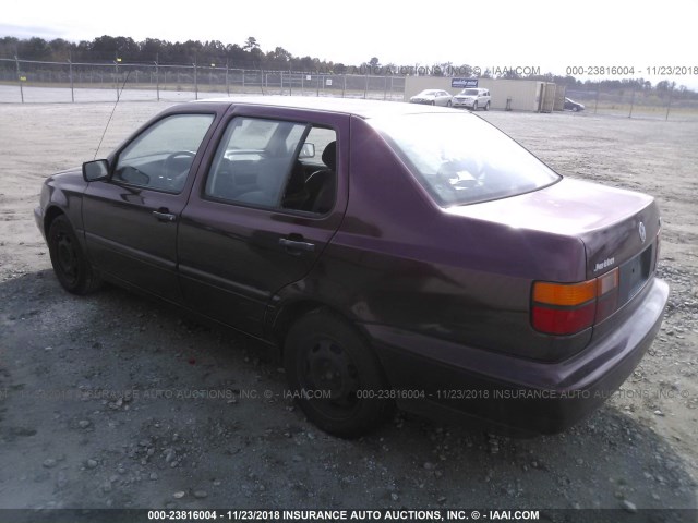 3VWRA81H8WM221694 - 1998 VOLKSWAGEN JETTA GL BURGUNDY photo 3