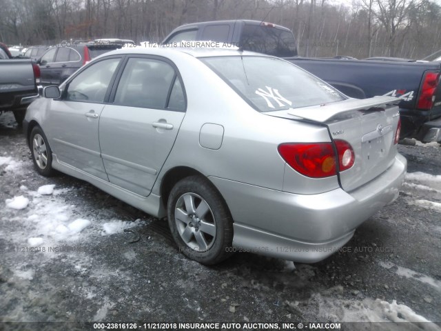 2T1BR32E94C278528 - 2004 TOYOTA COROLLA CE/LE/S SILVER photo 3