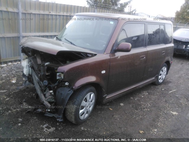 JTLKT324X64125594 - 2006 TOYOTA SCION XB Bənövşəyi foto 2