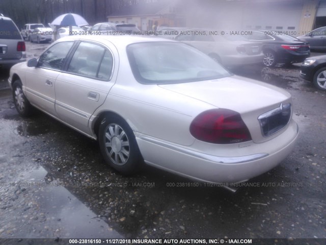 1LNHM97V4YY789260 - 2000 LINCOLN CONTINENTAL  CREAM photo 3