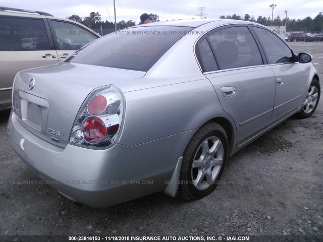 1N4AL11D46C183659 - 2006 NISSAN ALTIMA S/SL SILVER photo 4