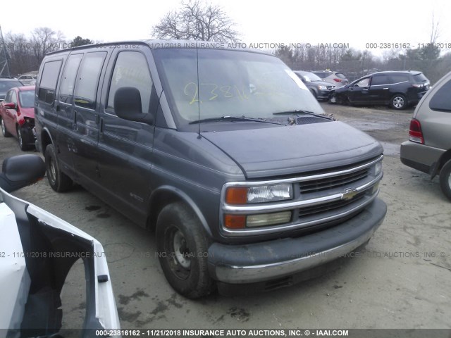 1GBFG15W0Y1183077 - 2000 CHEVROLET EXPRESS G1500  GRAY photo 1