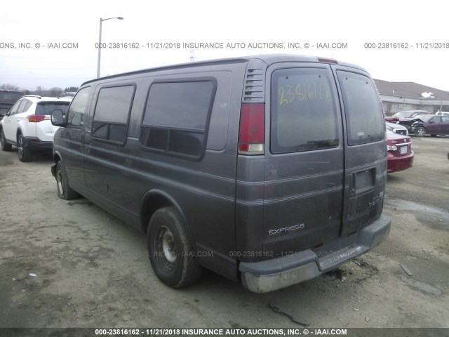 1GBFG15W0Y1183077 - 2000 CHEVROLET EXPRESS G1500  GRAY photo 3