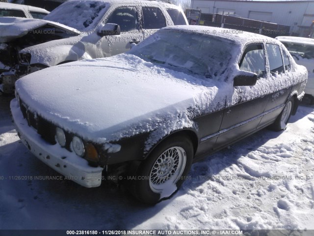 WBAHD1317KBF08362 - 1989 BMW 535 I BLACK photo 2