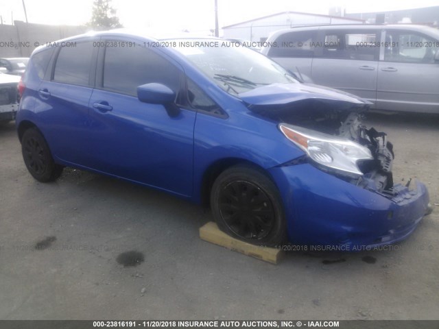 3N1CE2CP8FL370145 - 2015 NISSAN VERSA NOTE S/S PLUS/SV/SL/SR BLUE photo 1