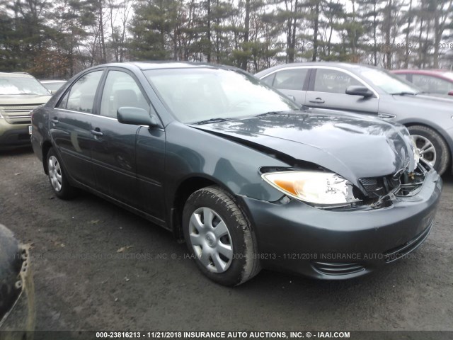 4T1BE32K14U293685 - 2004 TOYOTA CAMRY LE/XLE/SE GREEN photo 1