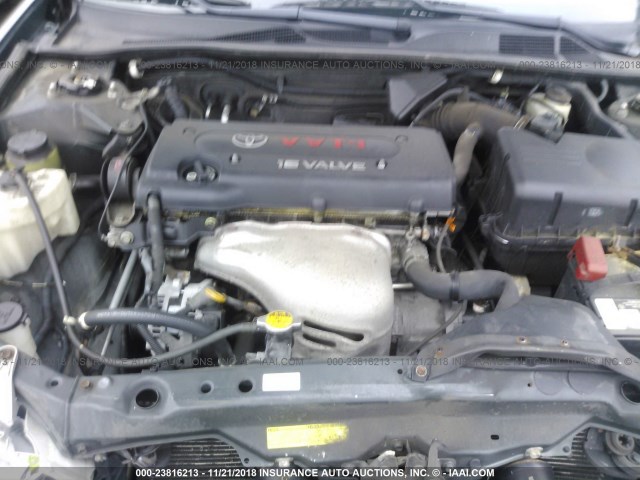 4T1BE32K14U293685 - 2004 TOYOTA CAMRY LE/XLE/SE GREEN photo 10