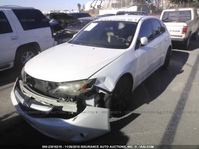 JF1GH6A63BH812108 - 2011 SUBARU IMPREZA 2.5I WHITE photo 2