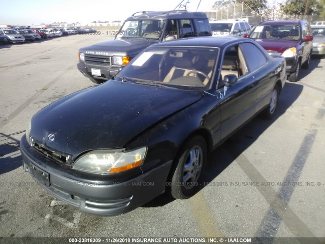 JT8GK13T2S0106083 - 1995 LEXUS ES 300 BLACK photo 2