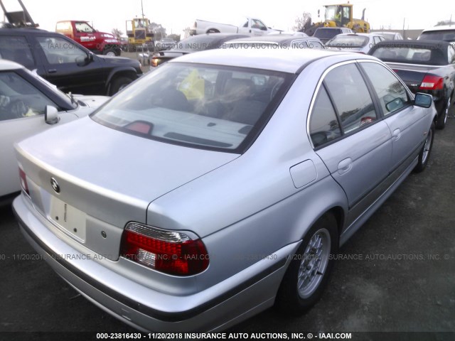 WBADD6326WBW44358 - 1998 BMW 528 I AUTOMATIC SILVER photo 4