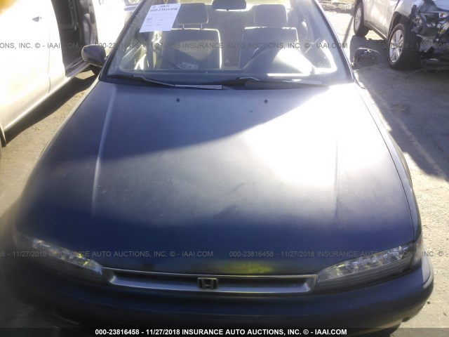 JHMCB7667MC074417 - 1991 HONDA ACCORD EX/EX-R BLUE photo 6