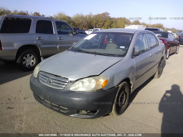 1NXBR32E64Z235943 - 2004 TOYOTA COROLLA CE/LE/S GRAY photo 2