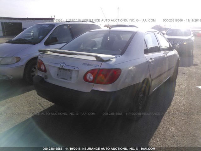 1NXBR32E64Z235943 - 2004 TOYOTA COROLLA CE/LE/S GRAY photo 4