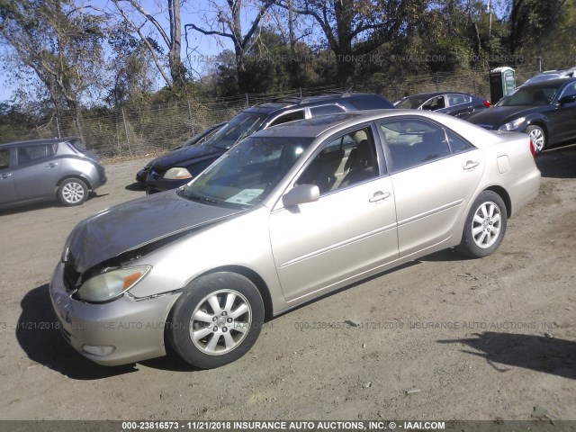 4T1BF32K73U040477 - 2003 TOYOTA CAMRY LE/XLE/SE GOLD photo 2