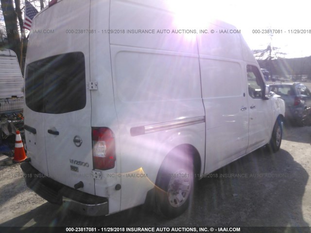 1N6BF0LY9CN114110 - 2012 NISSAN NV 2500 WHITE photo 4