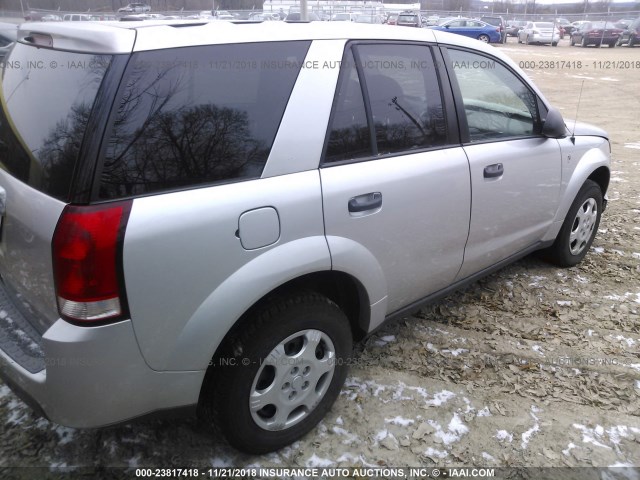 5GZCZ33D47S805452 - 2007 SATURN VUE SILVER photo 4