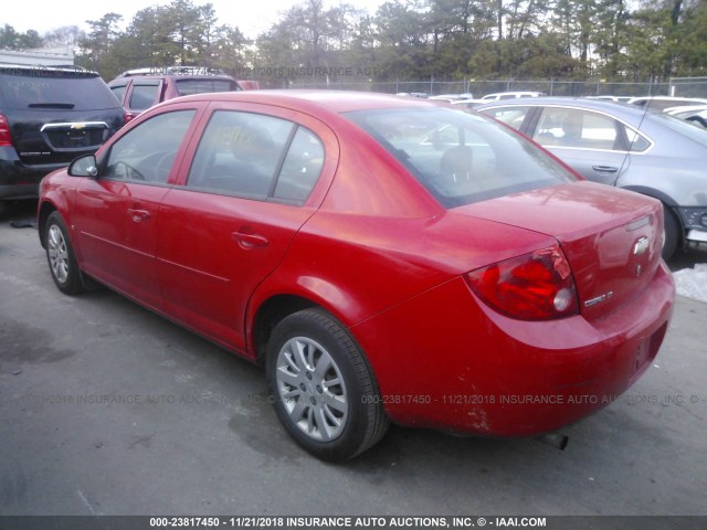 1G1AD5F57A7160872 - 2010 CHEVROLET COBALT 1LT RED photo 3