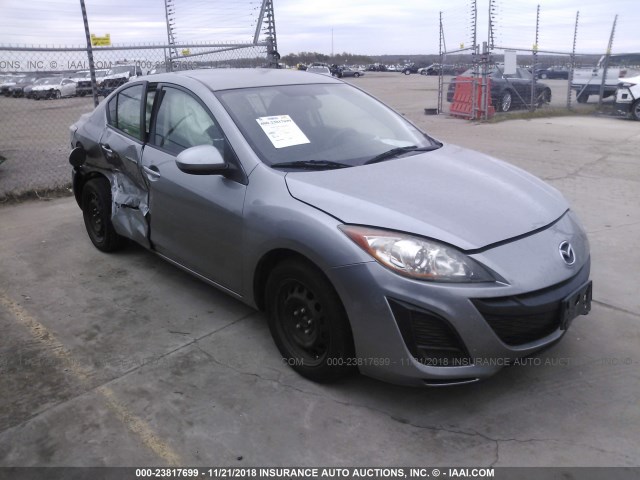 JM1BL1UF6B1383086 - 2011 MAZDA 3 I SILVER photo 1