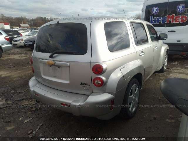 3GNDA13DX7S583934 - 2007 CHEVROLET HHR LS SILVER photo 4