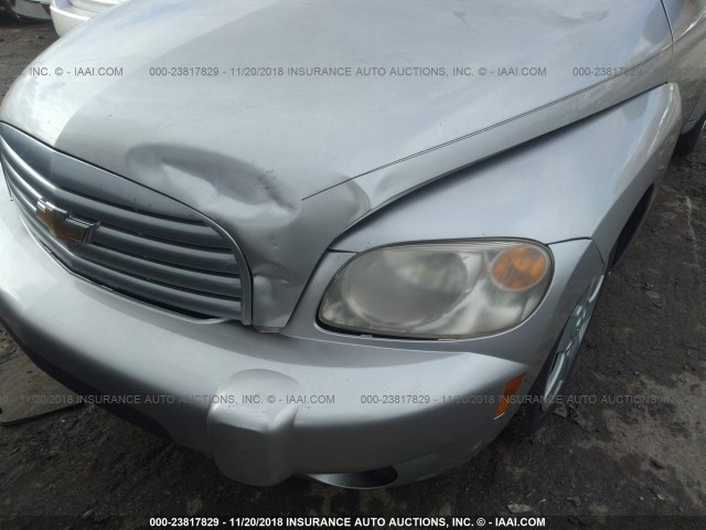 3GNDA13DX7S583934 - 2007 CHEVROLET HHR LS SILVER photo 6