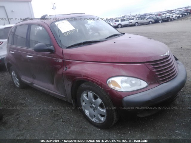 3C8FY58B72T201369 - 2002 CHRYSLER PT CRUISER TOURING BURGUNDY photo 1