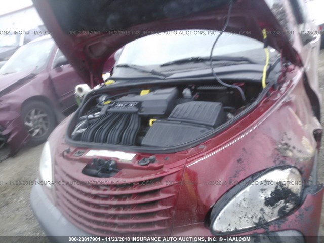 3C8FY58B72T201369 - 2002 CHRYSLER PT CRUISER TOURING BURGUNDY photo 10