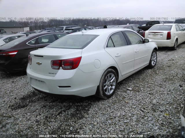 1G11C5SL1FU151780 - 2015 CHEVROLET MALIBU 1LT WHITE photo 4