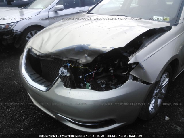 1C3CCBAB8DN639918 - 2013 CHRYSLER 200 LX GOLD photo 6