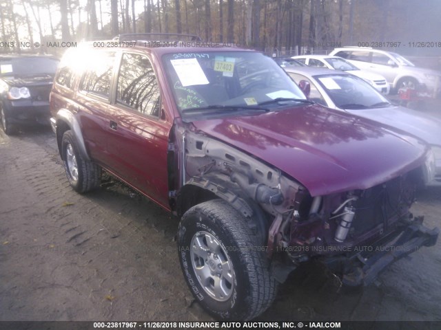 JT3HN86RXY0299098 - 2000 TOYOTA 4RUNNER SR5 BURGUNDY photo 1