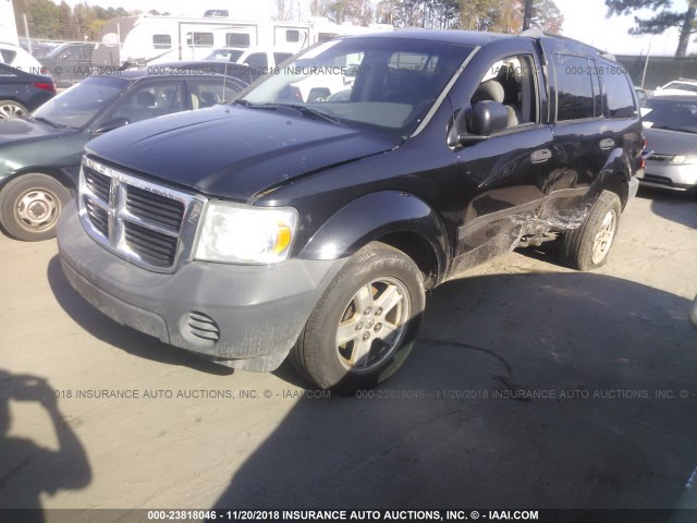 1D8HD38KX8F116489 - 2008 DODGE DURANGO SXT BLACK photo 2