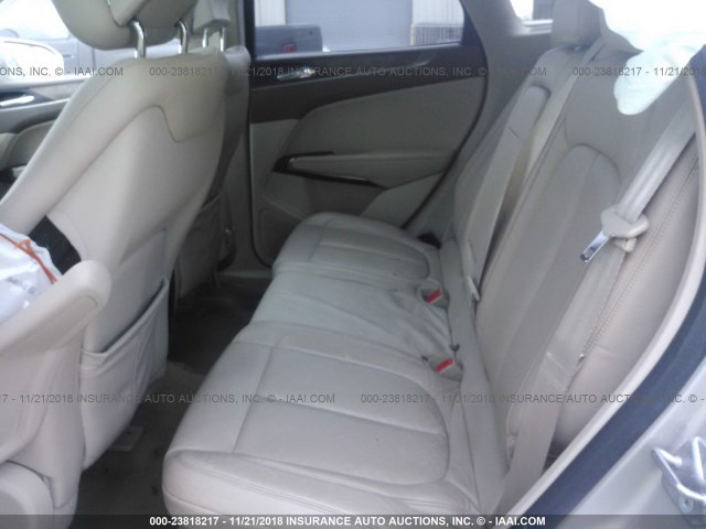 5LMCJ3B90FUJ40910 - 2015 LINCOLN MKC BLACK LABEL Արծաթագույն լուսանկար 8
